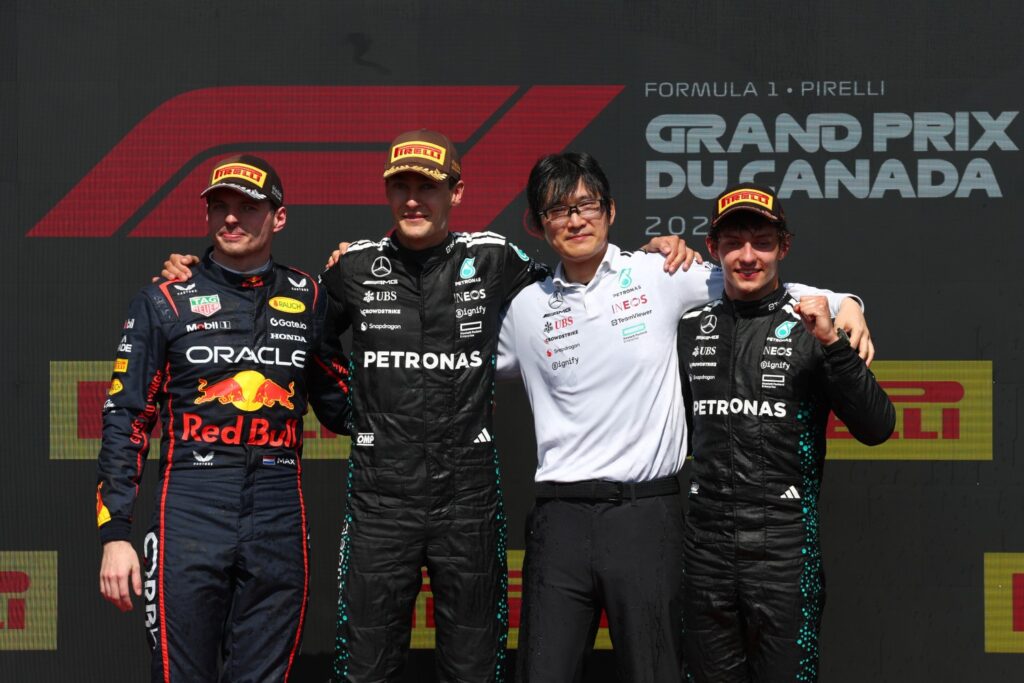George Russell gets his first win of the season in Canada!
